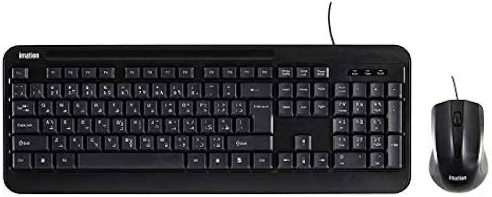 Imation WIC 317 Wired USB Keyboard and Optical Mouse Combo Gallery View 5