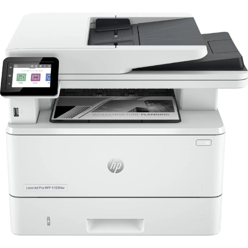 HP LaserJet Pro MFP 4103fdw Wireless All-in-One Monochrome Laser Printer with ADF, Up to 42 ppm Gallery View 3
