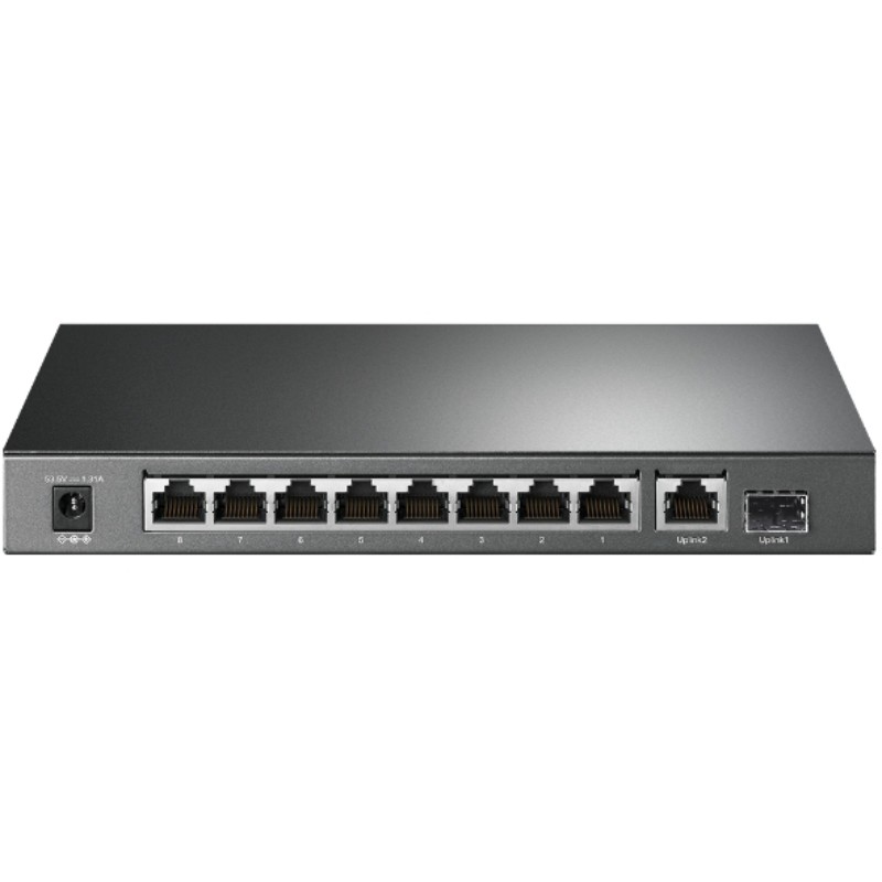TP-Link TL-SG1210MP 10-Port Gigabit Easy Smart PoE+ Switch with 8 PoE+ Ports, 2 Gigabit Uplink Ports & 1 Combo SFP Slot Gallery View 2