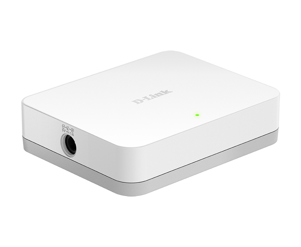 D-Link DGS-1005A 5-Port Gigabit Unmanaged Desktop Ethernet Switch Gallery View 3