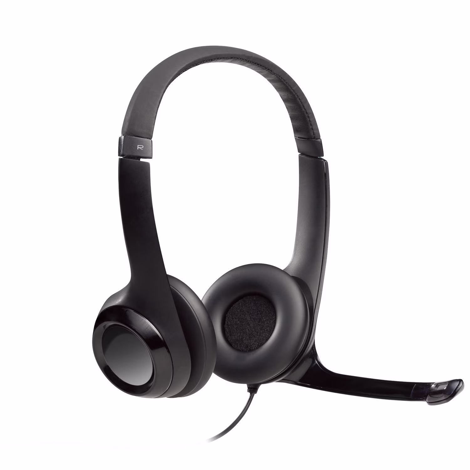 Logitech H390 Wired USB Headset with Noise-Cancelling Microphone and In-Line Controls Gallery View 2