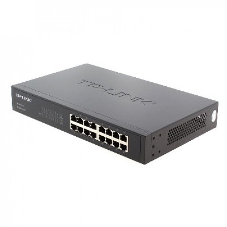 TP-Link TL-SG1016D 16-Port Gigabit Unmanaged Desktop/Rackmount Switch Gallery View 2