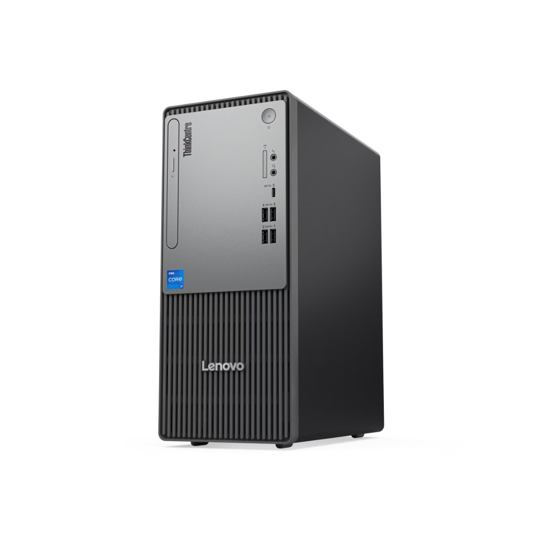 Lenovo ThinkCentre neo 50t Gen 5 Tower (Intel Core i3-14100, 8GB DDR5, 512GB SSD, DOS, Black)  (12UD00C2GP) UAE