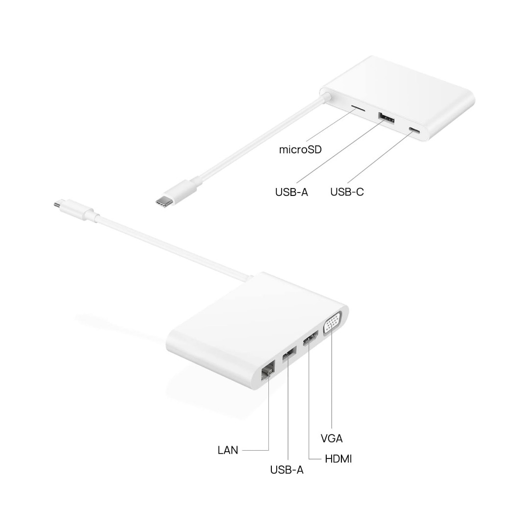 HUAWEI MateDock 3 Compact Docking Station with HDMI, VGA, USB-A, and USB-C UAE