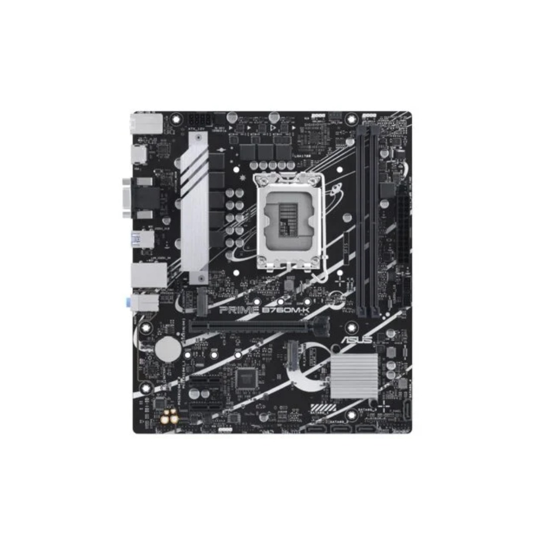 ASUS PRIME B760M-K D5 LGA1700 Micro-ATX Motherboard (DDR5, PCIe 4.0, M.2) UAE