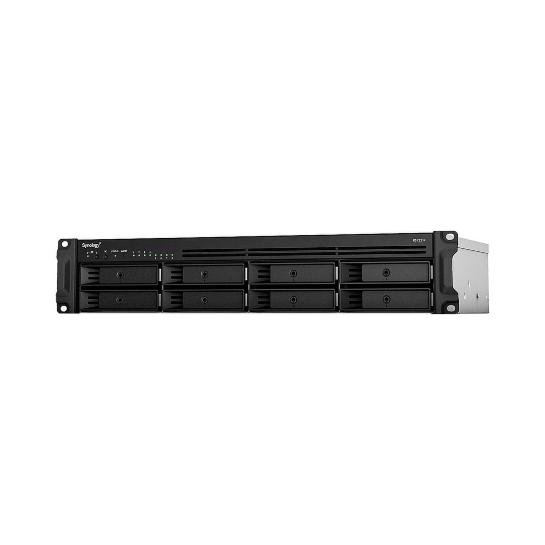 Synology RackStation RS1221+ 8-Bay NAS Rackmount Storage (AMD Ryzen V1500B, 4GB DDR4 ECC)