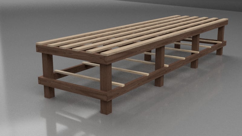 Eagle Project: Greenhouse Bench CAD