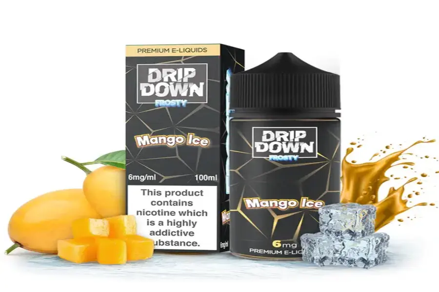 MANGO ICE 12MG 60ML FREE BASE DRIP DOWN FROSTY