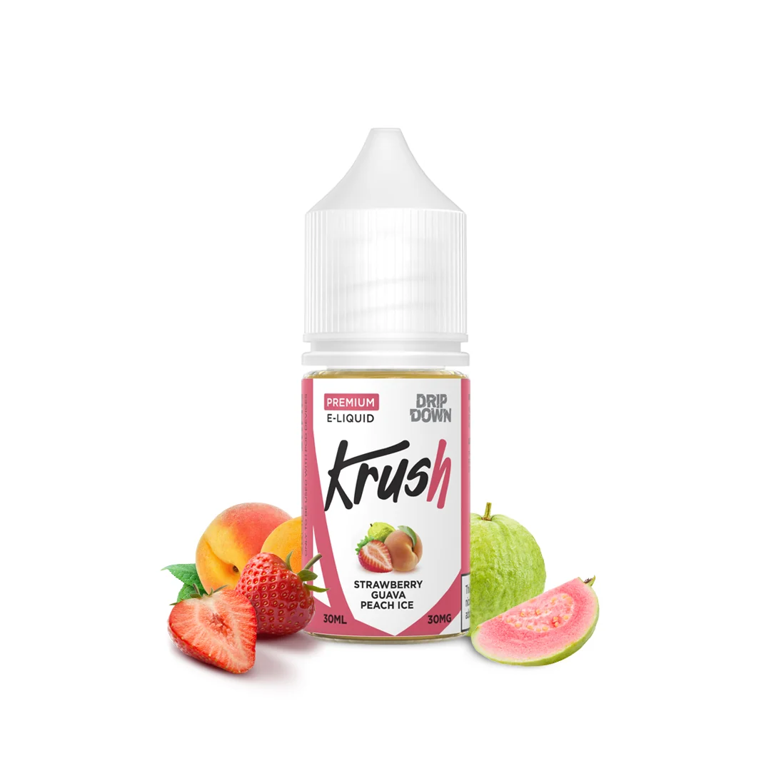 STRAWBERRY GUAVA PEACH ICE 30ML KRUSH