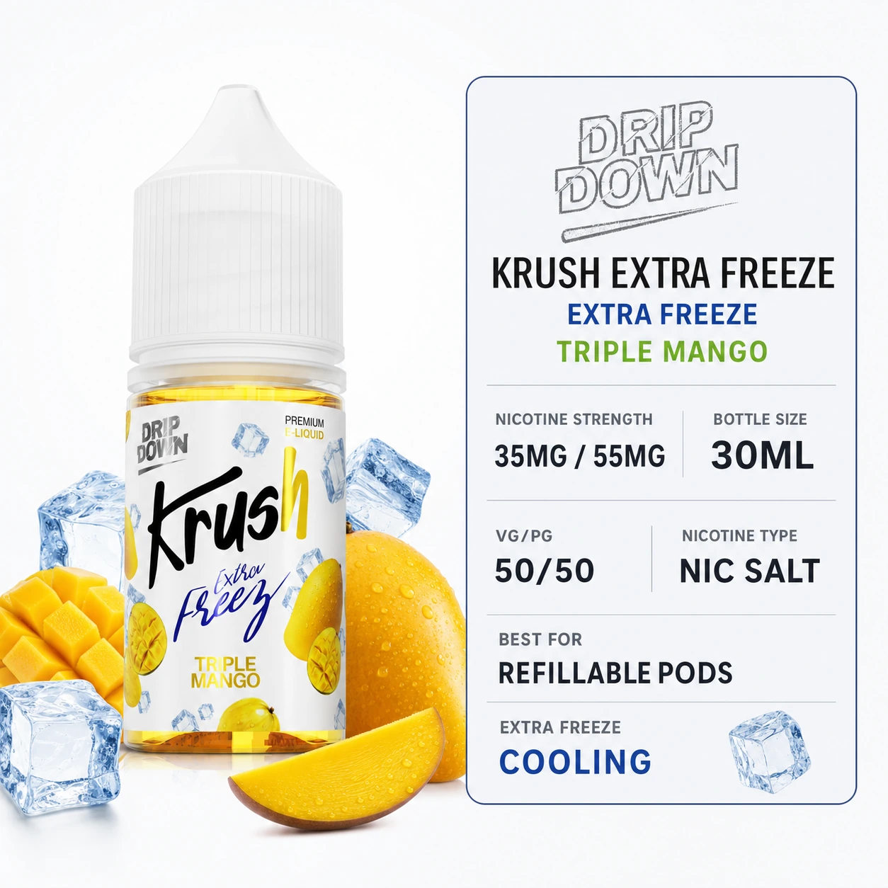 TRIPLE MANGO 30ML KRUSH EXTRA FREEZ