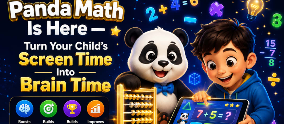 Panda Math abacus learning app for kids by Loukama Arcade