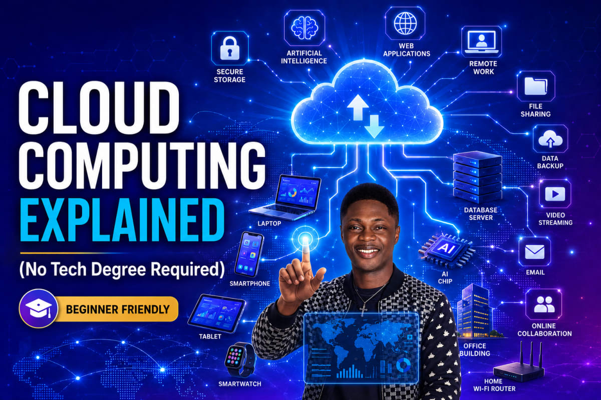 Business data stored securely in the cloud across multiple devices