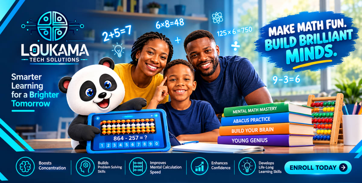 Nigerian parent comparing the cost of abacus classes with an abacus maths app