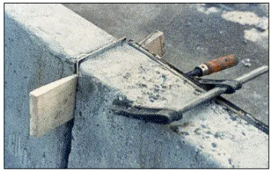 Arcrete used with polypropylene form