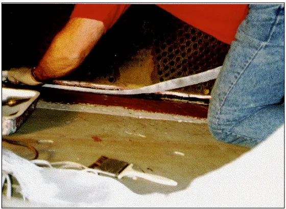 Primed and reinforced with fiberglass mat