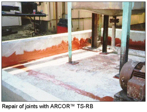 Repair of concrete joints