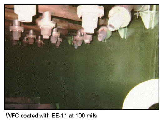 WFC coated with EE-11 at 100 mils