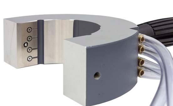 Air tooling with multiple measuring circuits, each with its own air line