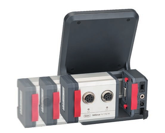 Millimar N 1700 measuring modules mounted to the back of a C 1202 readout