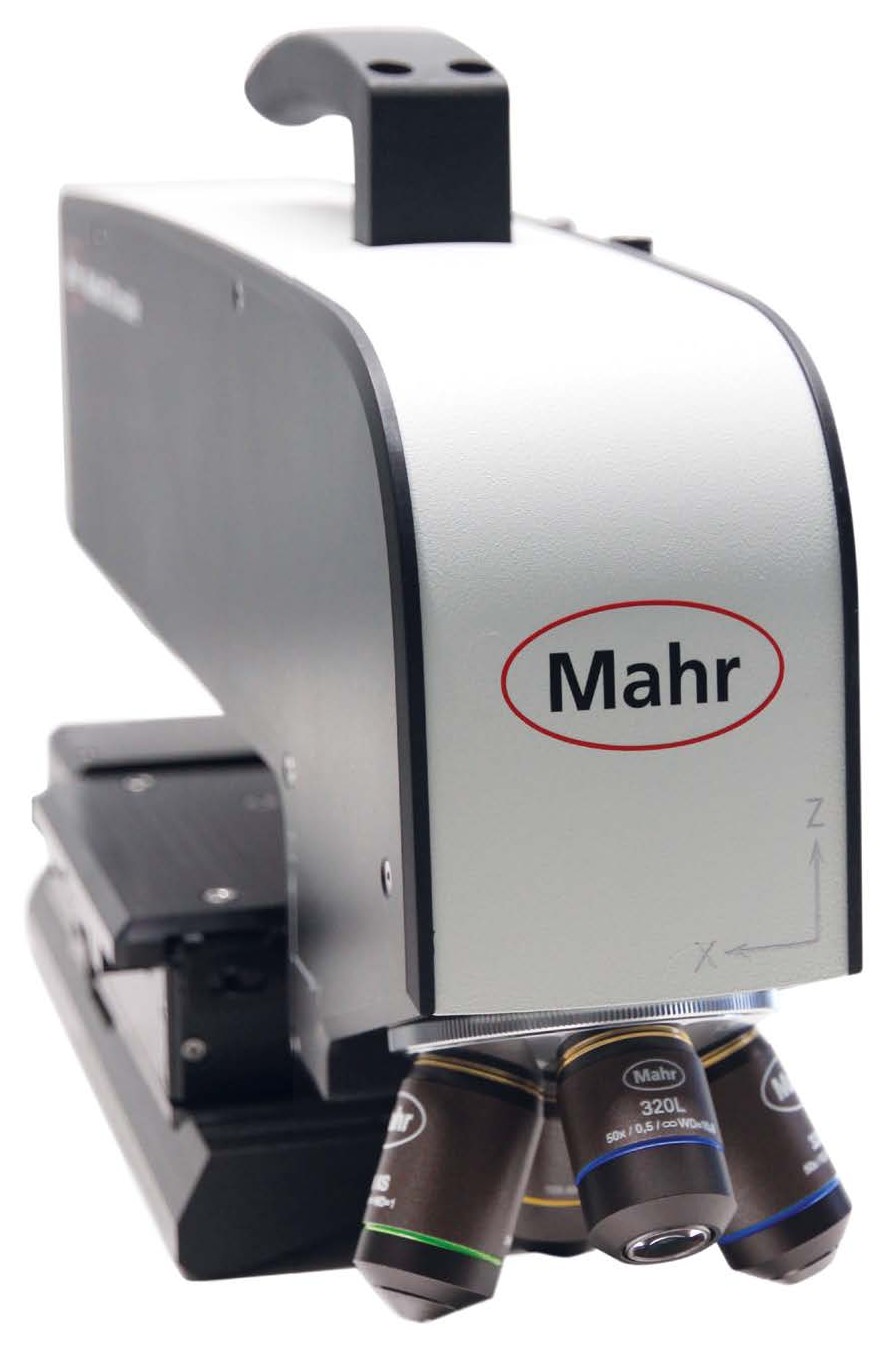 MarSurf CM mobile portable confocal measuring system with objective revolver