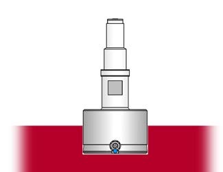 844 DS plug gage measuring near the bottom of a blind hole