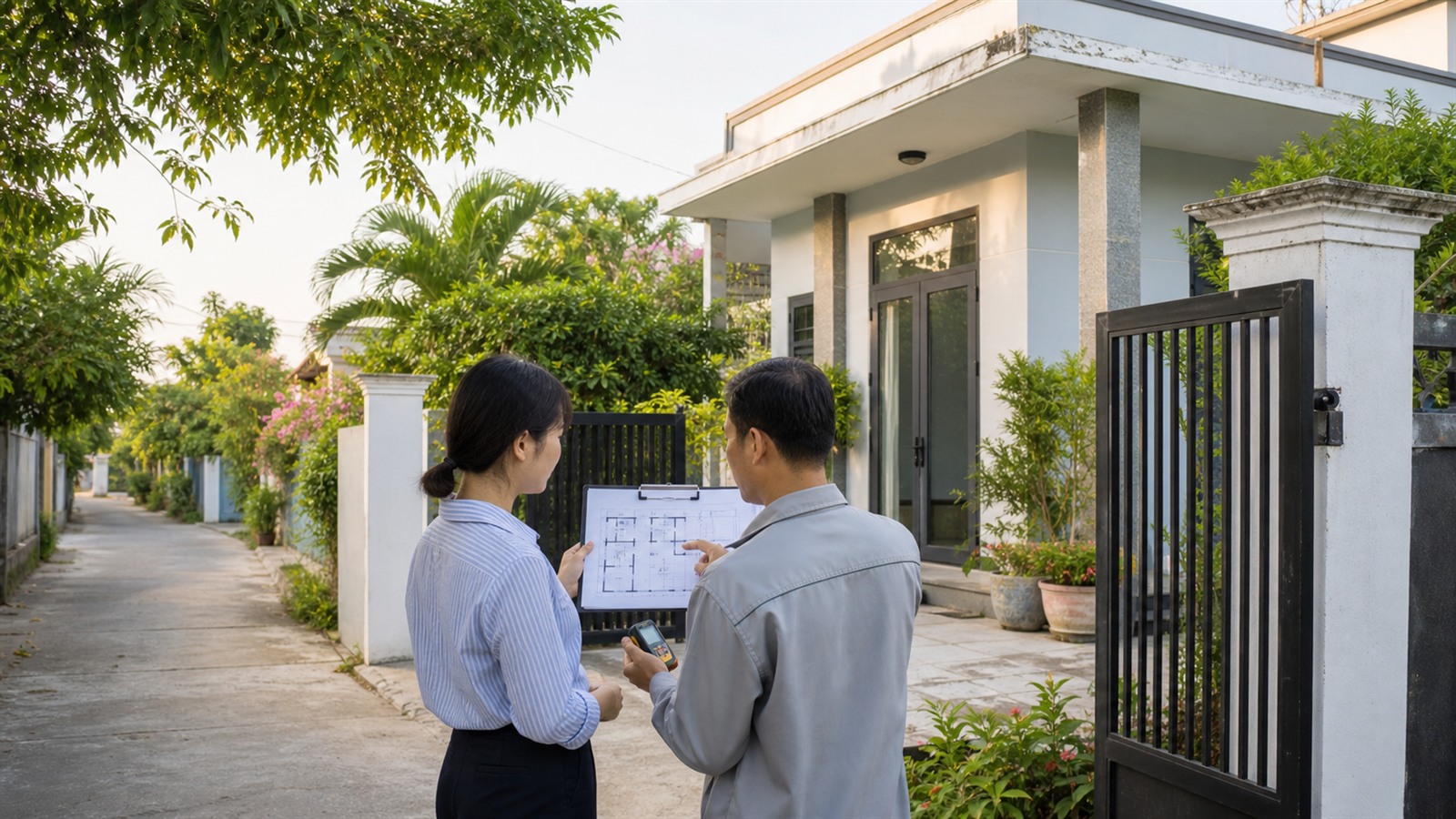 Nhà đất Long Phước: kiểm tra giấy phép và hoàn công