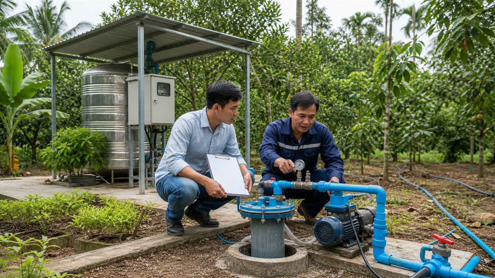 Đất vườn Long Phước: có giếng khoan cần kiểm tra gì?