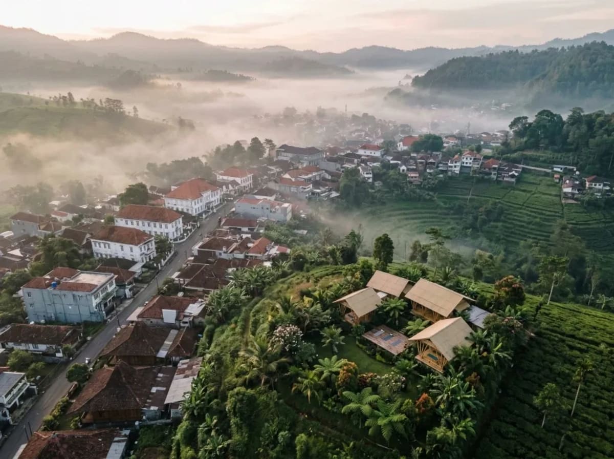 Yoga class in Indonesia