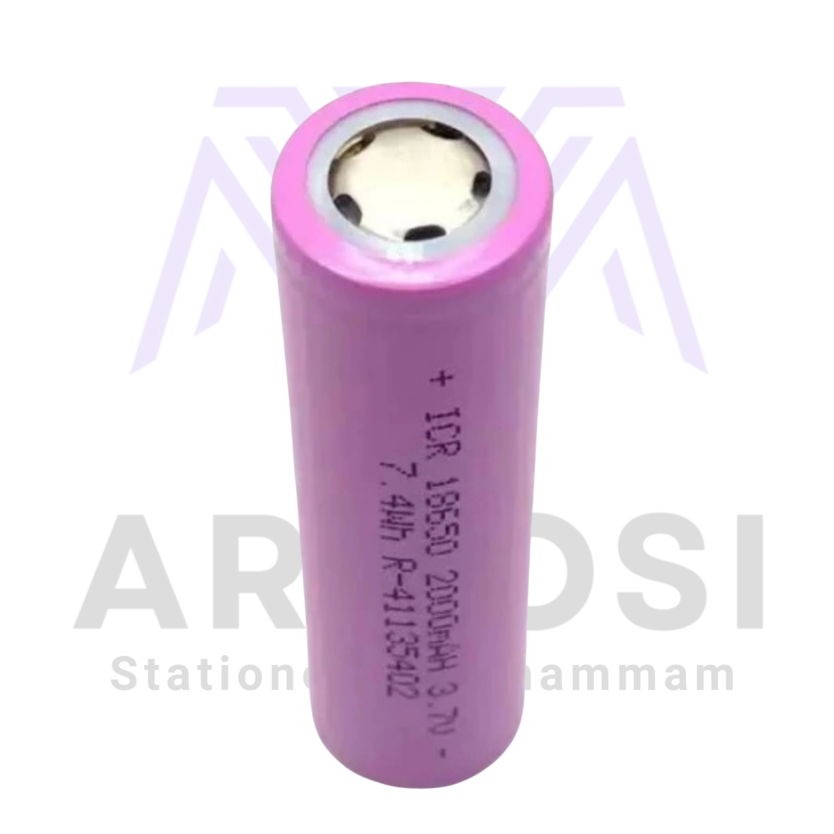 3.7V Rechargeable Lithium Battery – 2000mAh