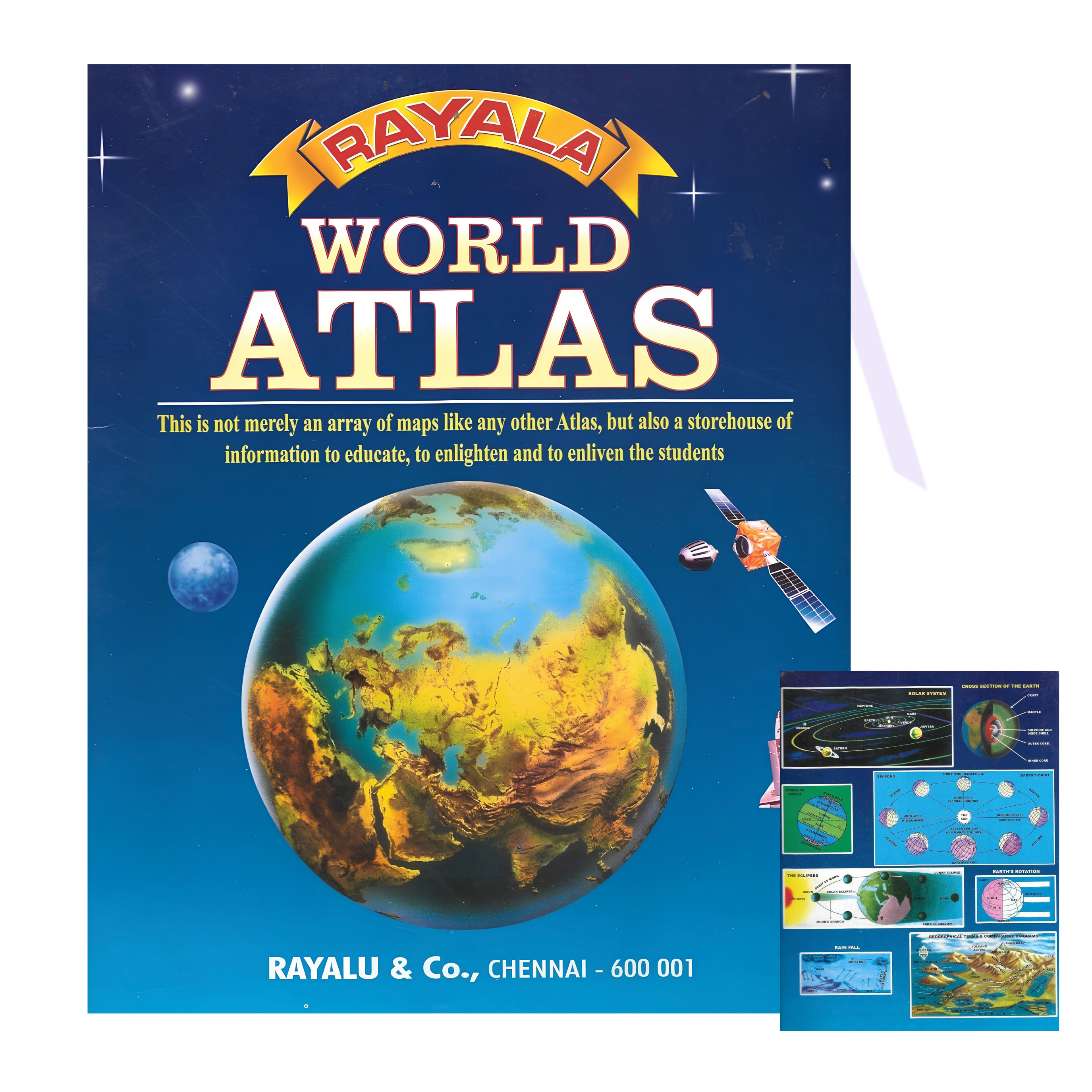 Rayala World Atlas – English | Educational World Atlas for Students