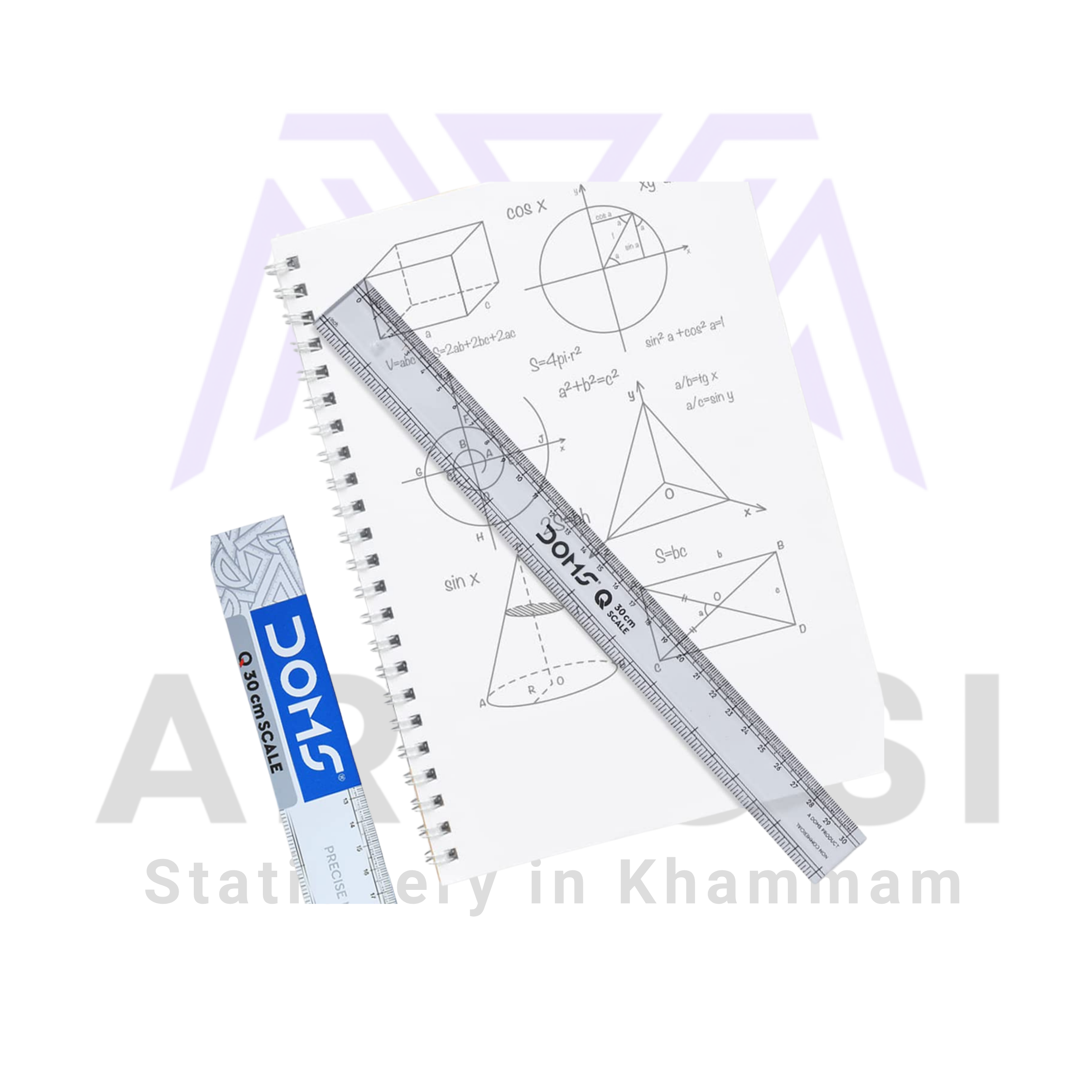 DOMS 30 cm Scale – Precision Ruler for School & Drawing