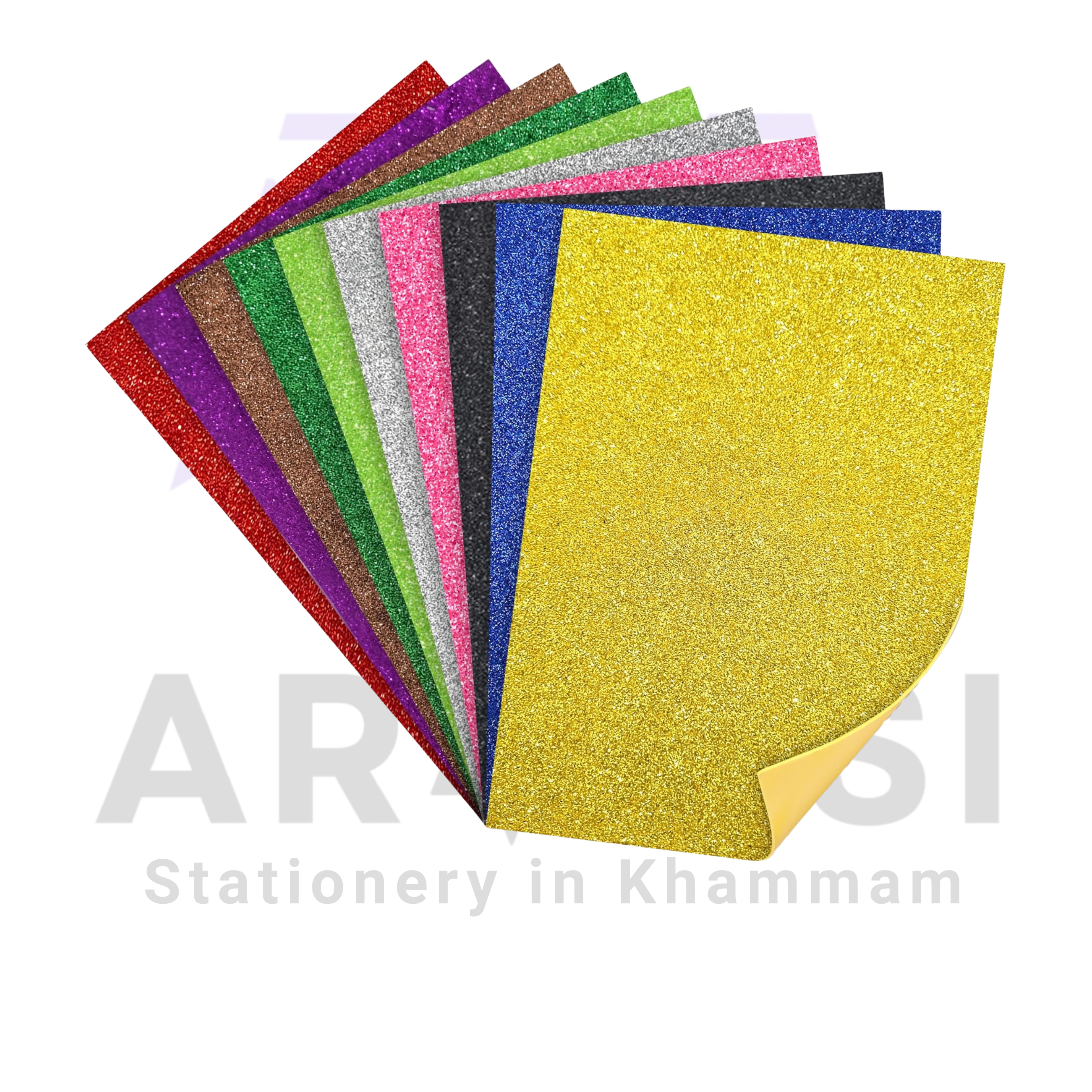 Glitter Foam Sheet – Assorted Colours for Art & Craft Projects