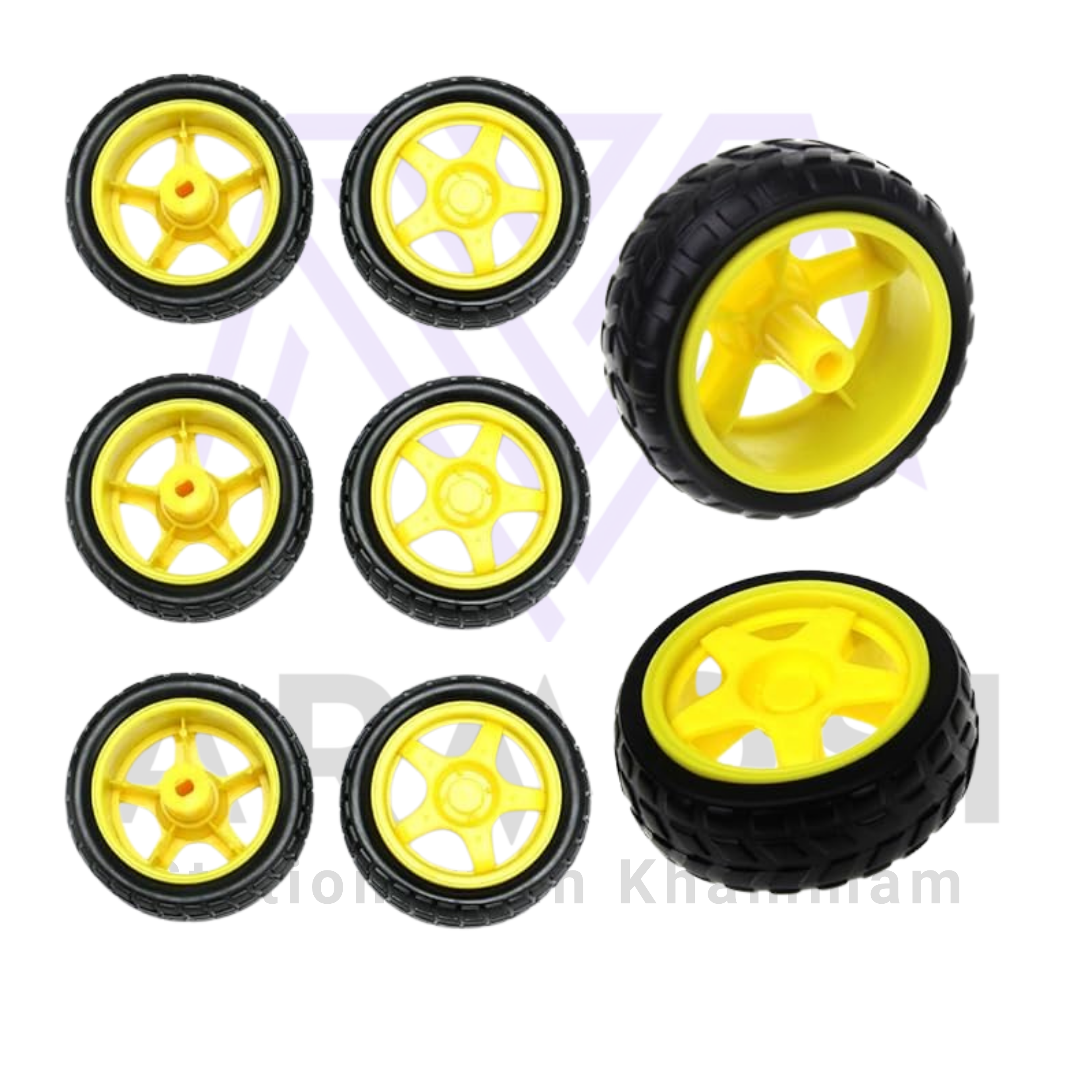 Motor Wheel – Yellow & Black Wheel
