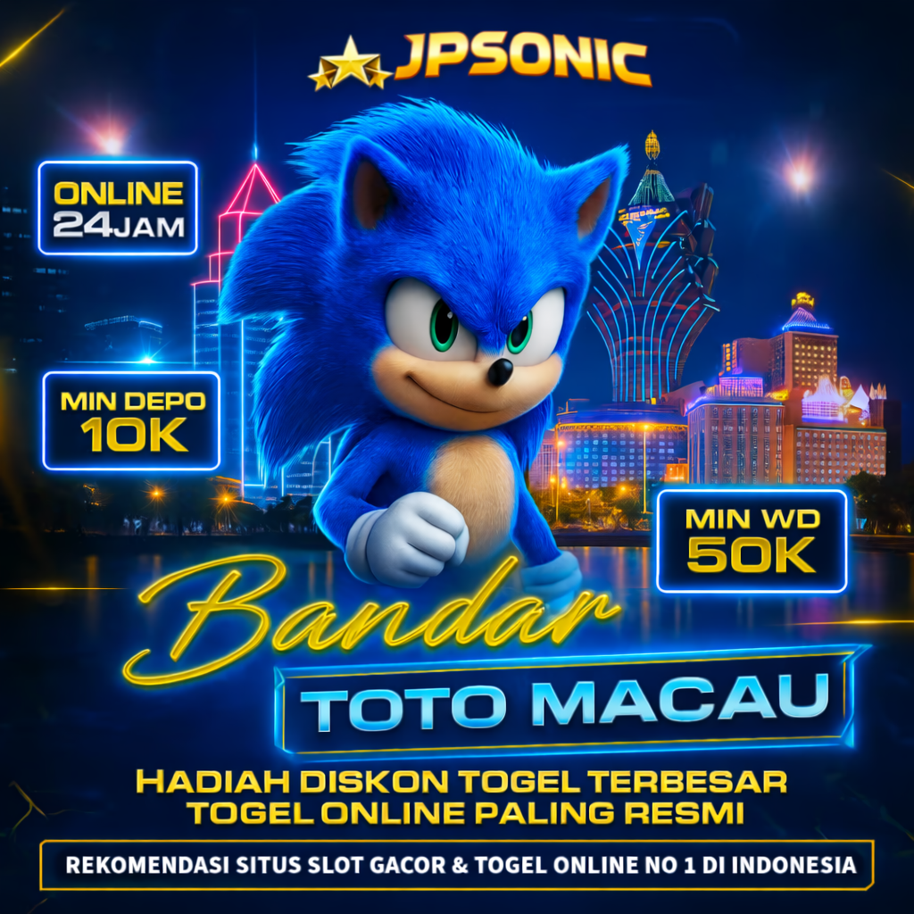 JPSONIC - Situs Resmi Slot Gacor Hari Ini & Togel 4D Terlengkap Toto Macau