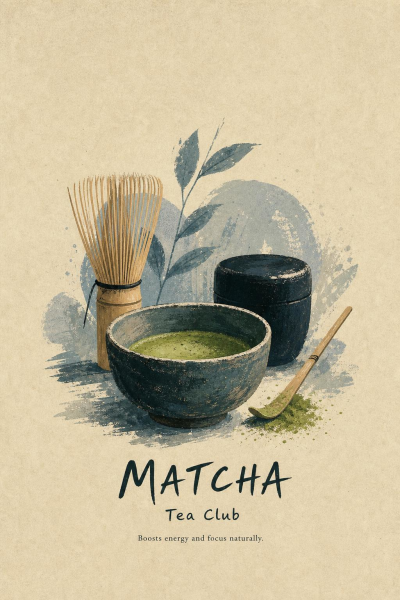 Matcha Wall Art, Japanese Tea Poster, Minimalist Kitchen Decor