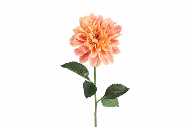 Zijden bloemen boeket #193 | 65-100 cm | oranje roze dahlia's en bessen - Afbeelding 6