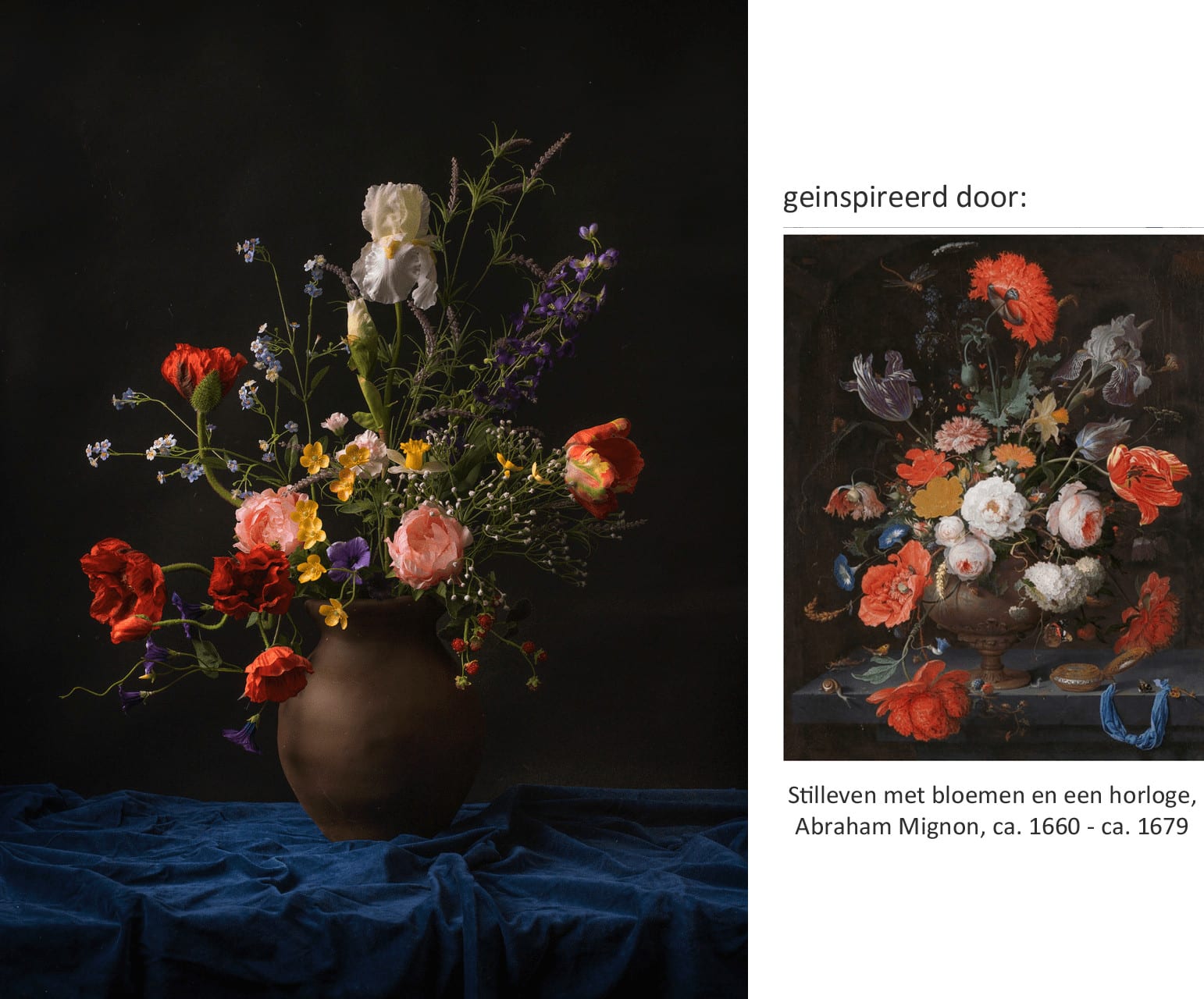 FlowerDutchess oude meester 1 met inspiratiebron