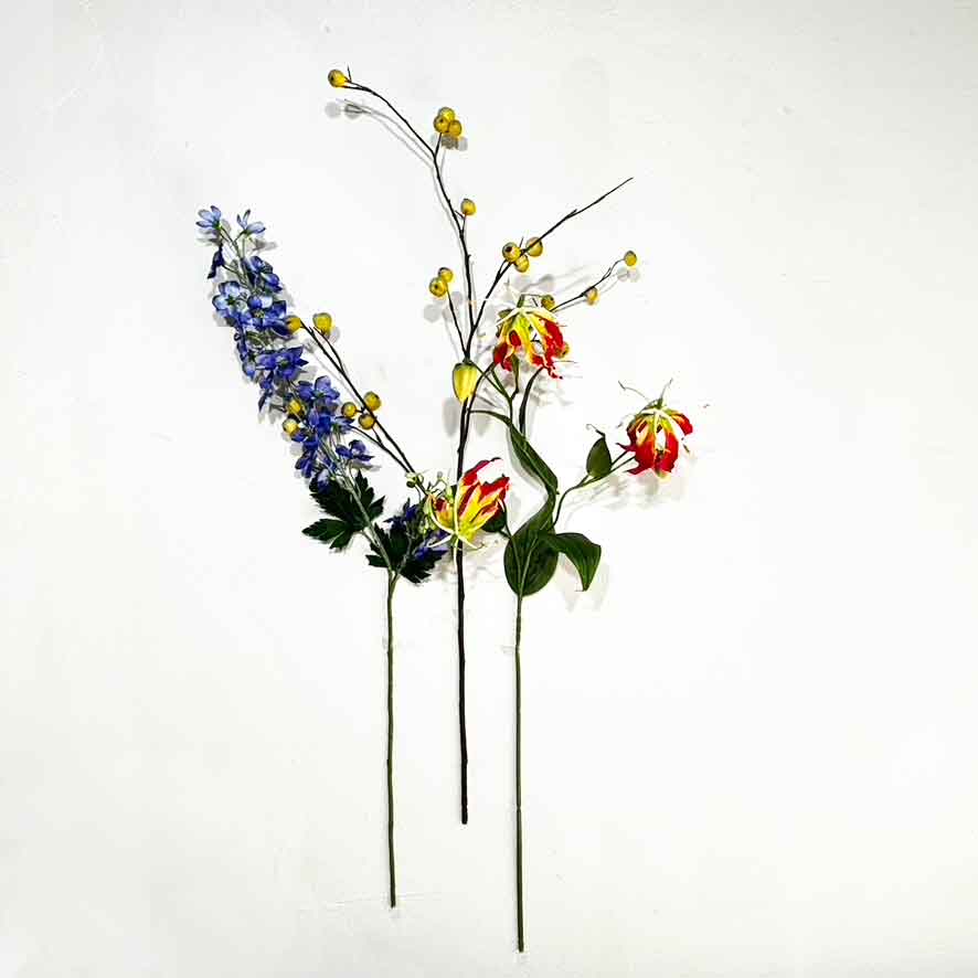 Combi tip #2 | 75-100 cm | Delphinium en gloriosa
