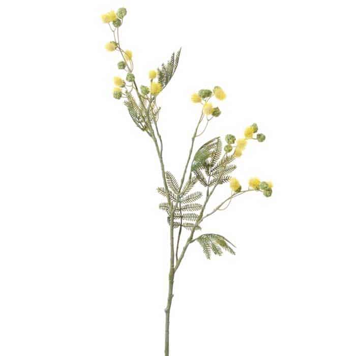 FlowerDutchess kunstbloem Mimosa 78cm geel