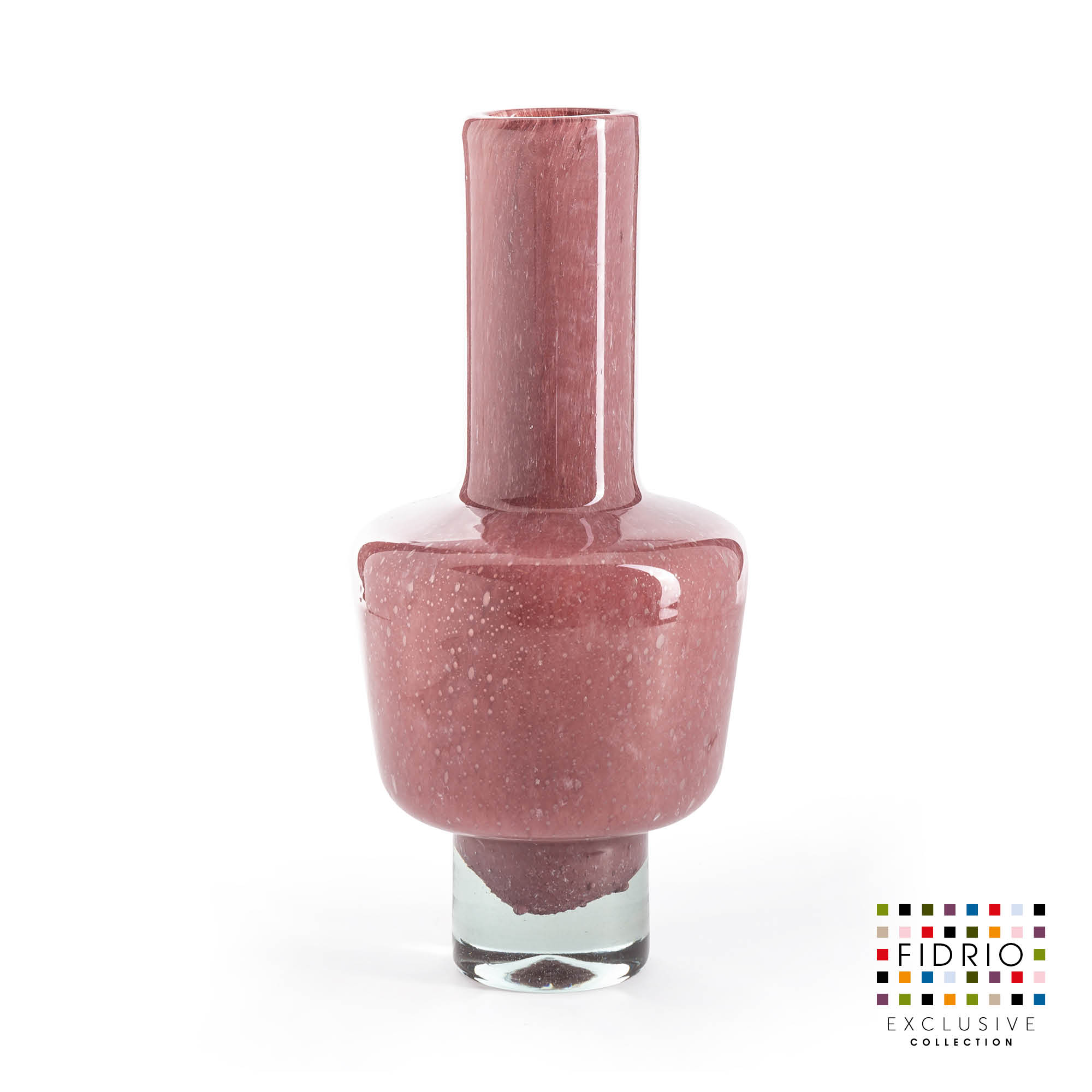 FlowerDutchess Fidrio VASE LUNA VINTAGE PINK