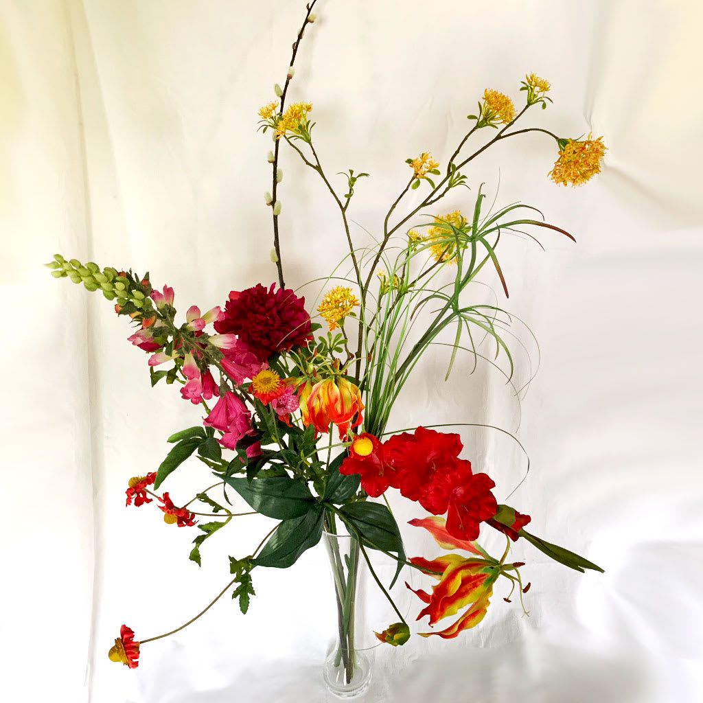 FlowerDutchess pioen gladiool gloriosa digitalis rudbeckia papyrus katje sm