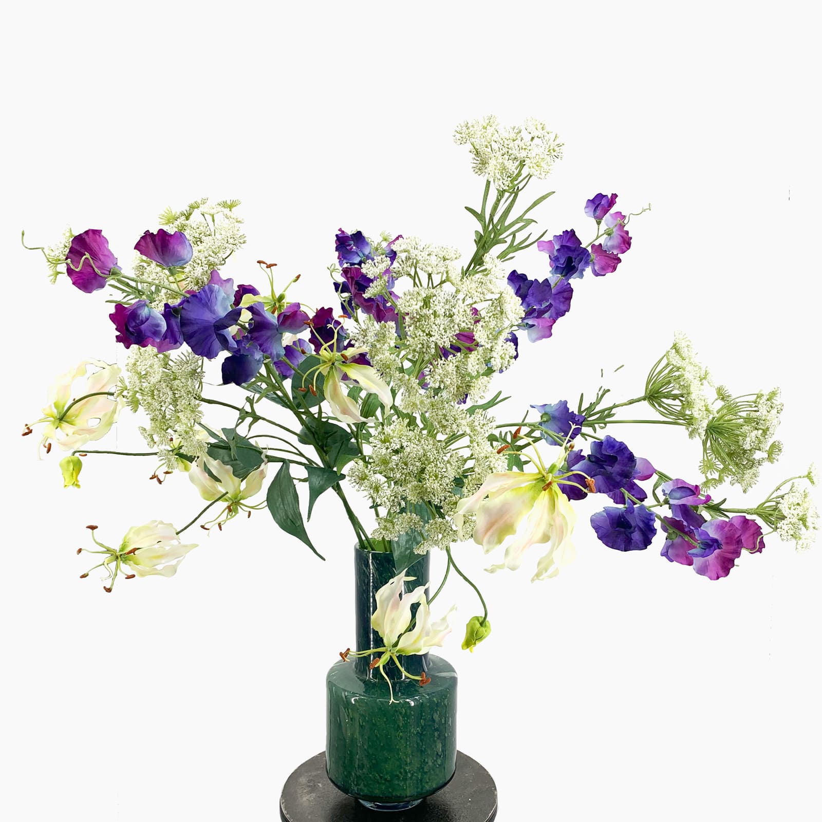 FlowerDutchess bos dille lathyrus gloriosa wit
