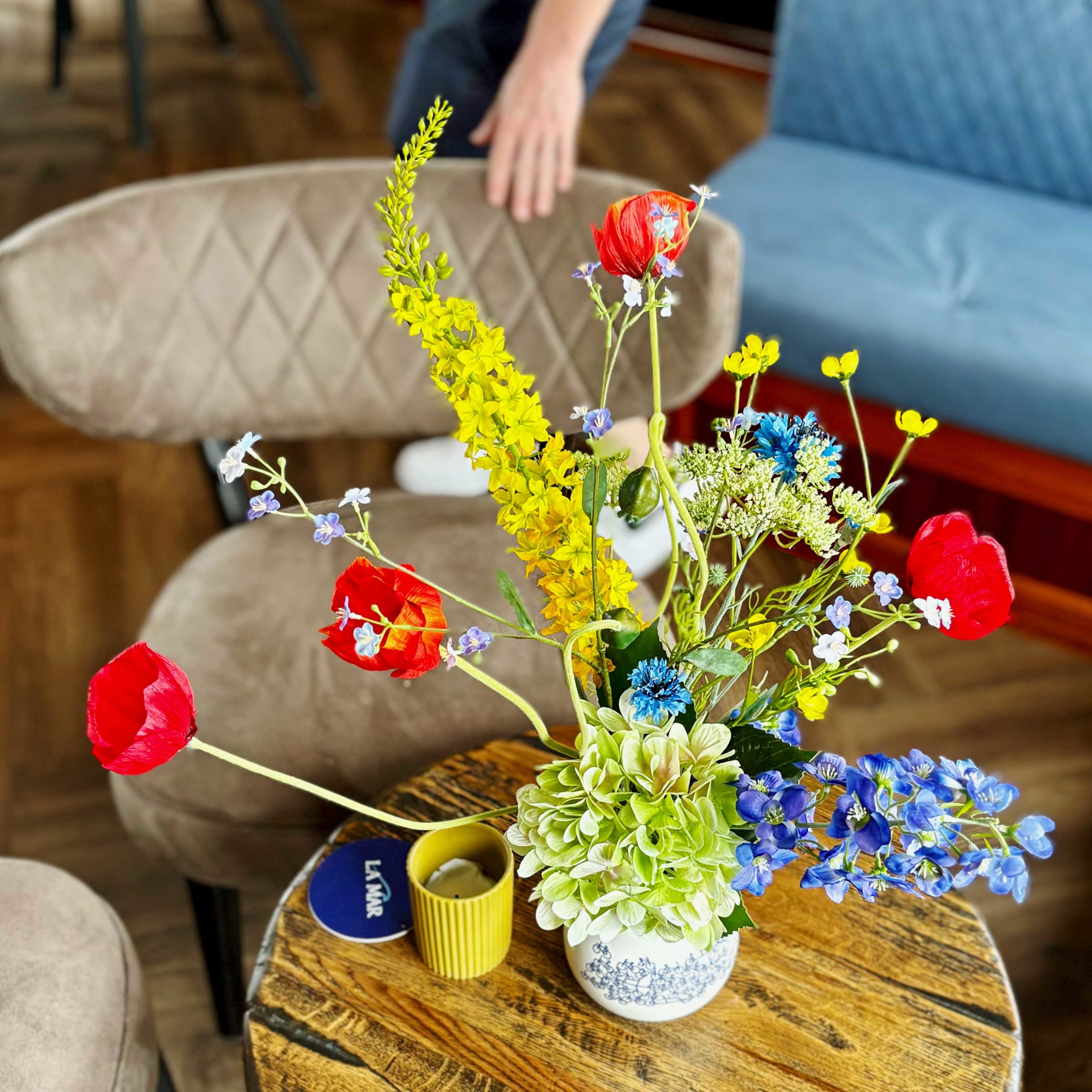 Delphinium | Ridderspoor | 80 cm | blauw - Afbeelding 2