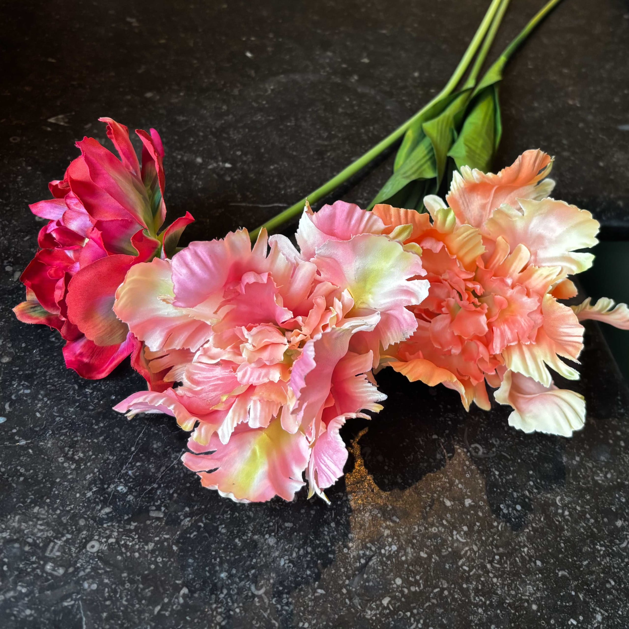 Tulp | 69 cm | rood groen - Afbeelding 7