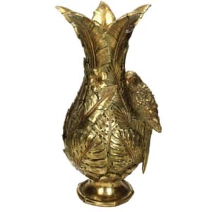 FlowerDutchess gouden parrot vaas 40cm KerstenBV
