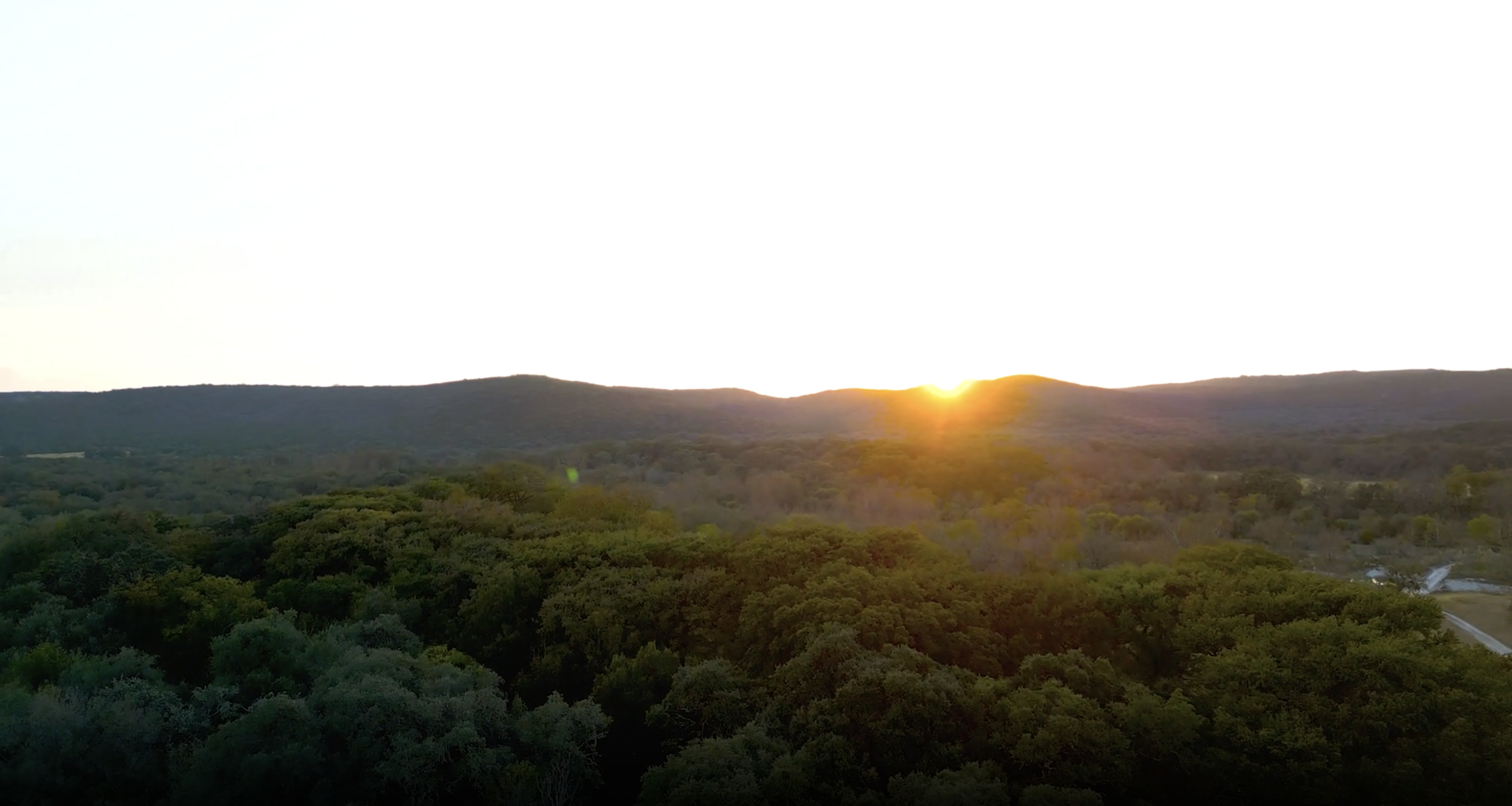 Beautiful sunrise over Annandale Ranch Retreat
