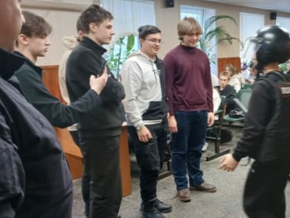 Студенческий десант в ОМВД России по Приозерскому району ЛО