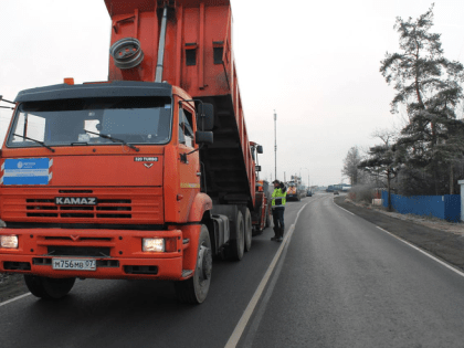 Обновление дороги между Московским шоссе и городом имени Тельмана