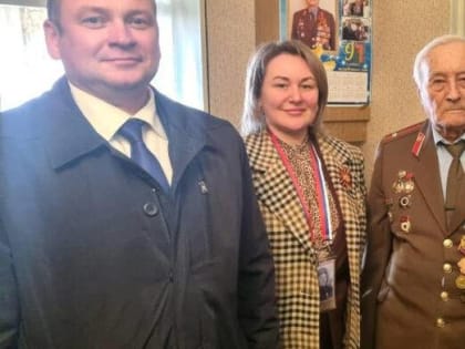 Живущему в Сиверском  ветерану ВОВ сегодня 98!