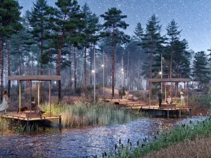 В Сосновом Бору обустраивают набережную